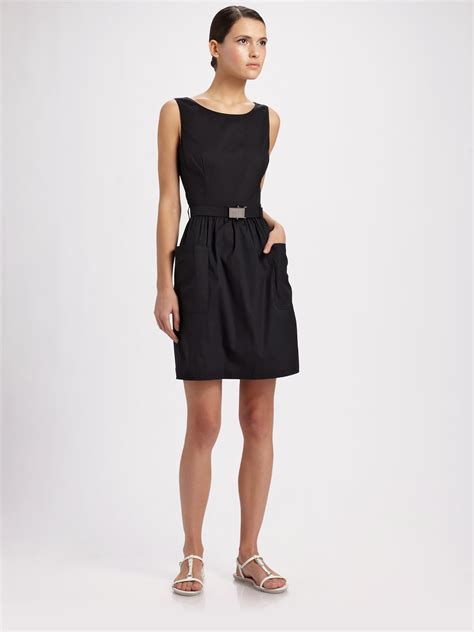 prada black dres|Prada black dresses women.